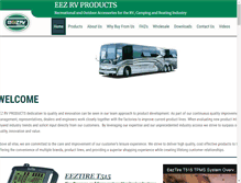 Tablet Screenshot of eezrvproducts.com